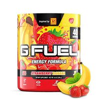 G Fuel KSI's Strawberry Banana Tub (40 Servings) Elite Energy and Endurance Formula 9.8 oz.
