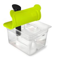 EVERIE Sous Vide Container 12 Quart EVC-12 with Collapsible Silicone Lid for Anova Nano Cookers and New Anova AN500-US00 and Instant Pot(EVC-NANO-GJ)