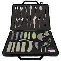 Homecraft Kings Assessment Kit, Set of Adaptive Utensils with Built Up Handles & Good Grips, Interchangeable Silverware & Handles, Eating & Feeding Evaluation Kit for Elderly, Handicapped, Disabled