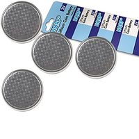 HQRP 4-Pack Coin Lithium Battery for FreeSyle Lite Blood Glucose Meter, Sugar Monitor + Coaster