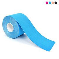 Deke Home Kinesiology Tape Pro Athletic Sports. Knee, Ankle, Muscle, Kinetic Sport Dynamic, Physical Therapy. Strong-Rock Breathable h2o Resist Cotton.Roll,Uncut,2in x 16.4ft.Bulk k -Blue