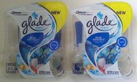 4 Glade Plugins Scented Oil Refills Blue Odyssey Spring / Summer NEW In Package