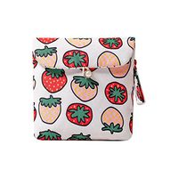 Sanitary Napkins Bag Zipper Tampons Collect Bags Pouch Organizer Holder for Women and Girls (C)