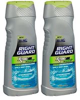 RIGHT GUARD X-TREME FRESH ENERGIZING 16 OZ HAIR & BODY WASH (2-Pack)