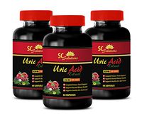 Brain and Memory Boosting Pills - URIC Acid EXTRACTS 1430 MG - Green Tea Extract Capsules for Weight Loss - 3 Bottles (180 Capsules)
