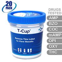 MiCare [20pk] - 7-Panel Multi Drug Test Cup (AMP/BZO/COC/mAMP/OPI/OXY/THC) #MI-TDOA-274