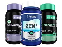 Anxiety Supplement Stack – Reduce Anxiety and Reduce Stress. Zen+ + KSM-66® Ashwagandha + L Theanine