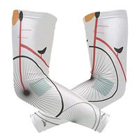 LEVEIS Bike Ride Arm Sleeves UV Protection for Men Women Sunblock Protective Gloves Running Golf Cycling Driving Long Arm Cover 1 Pair