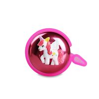 MINI-FACTORY Bike Bell for Kid Girls, Bicycle Handlebar Cute Pink Unicorn Pattern Children's Bike Safe Cycling Ring Horn - 3D Unicorn