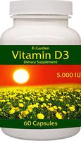 R-Garden Vitamin D3 - 5,000 IU, 60 caps.