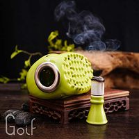 WellieSTR Health Care Ceramics Moxa Roll Burner Scraping Therapy Pot Moxibustion Meridian Brush，Moxibustion Meridian Brush Ceramics Moxa Roll Burner Scraping Therapy Pot