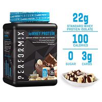 Performix ioWHEY Protein, 100% Whey Isolate Protein, Quick Absorption, 22g Protein, Low Carb, No Sugar (28 Servings, Banana Hazelnut)