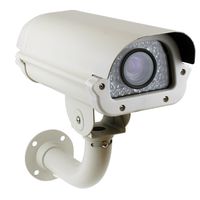 GW Security 2MP HDCVI/TVI/AHD/960H 4-in-1 Outdoor Day/Night HD 1080P License Plate Camera with 5~50mm Varifocal Auto Iris Lens up to 260ft IR Distance, Support True WDR, 3D-DNR, OSD