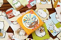 Haiker 2 Pack of 46 Pcs Lovely Cute"Molang Rabbit" Calendar Diary Book Envelope Label Sticker Scrapbook Decoration Sticker