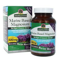 Nature's Answer Marine Based Magnesium, Super Concentrated 500mg | Plant Based | Red Algae & Seawater Derived | Alcohol-Free & Gluten-Free | Vegetarian Capsules 90ct