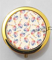 BlackKey Giraffe Pattern 3-Compartment Decorative Pocket Gift Box Case Organizer for Pill, Color 2 -1321