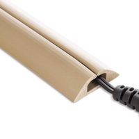 UT Wire UTW-CPM5-BG Compact Cord Protector with Single Channel, 5', Beige