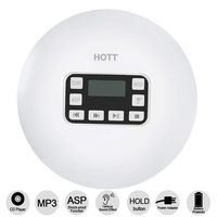 HONGYU Portable CD Player Personal Small Compact Disc CD Players with LCD Display Electronic Skip Protection Shockproof Anti Scratch Function Walkman