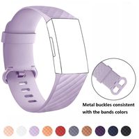 DB Replacement Bands Compatible for Fitbit Charge 3 & Charge 3 SE, Classic & Special Edition Adjustable Sport Wristbands Large & Small for Women Men