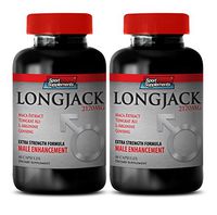 Longifolia Extract - Longjack 2170mg - Longjack Natural Enhancement to Increase Sex Drive and Libido and Boost Testosterone (2 Bottles 120 Count)