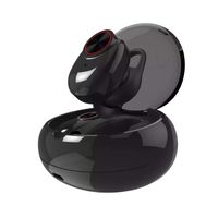 True Wireless Earbuds Headphones - V5 TWS Premium Surround Sound Bluetooth with LED Lighting Superior Audio HD Quality with Built in Mic & Dual Speaker Technology with Double Charger & Extra Rubbers