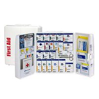 First Aid Only 50 Person Large Plastic SmartCompliance First Aid Cabinet with Medications , OSHA (1000-FAE-0103)