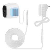 LANMU Power Adapter for NETGEAR Arlo HD Security Camera,Replace Lithium Batteries CR123A (20ft/6m)