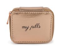 Miamica Women's Pill Case, Rose Gold