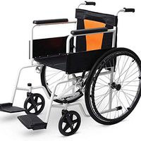 HWZLOIK Wheelchair, Household Folding Wheelchair, Suitable for Postoperative Rehabilitation, Elderly, Adults, Pregnant Women, Folding Size 83 35 70cm