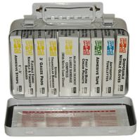 First Aid Only 5001 54 Piece Weatherproof Steel First Aid Unitized Kit, 4-1/2 Length x 7-1/2 Width x 2-3/4 Height