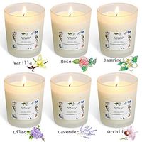 YIHANG Scented Candle Gift Set – (6 x 2.2 Oz/65g) - Aromatherapy Set of Fragrance Soy Wax – for Stress Relief and Relaxation