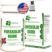 FORSKOLIN Burn by VitaPharm Nutrition | Max Strength Forskolin Extract for Maximum Weight Loss | Fast Acting Weight Loss Pills for Women & Men | 500mg Daily,Standardized to 20% | Immune Booster