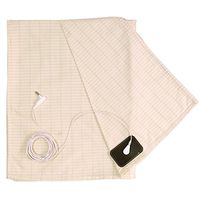 Healthy Hippie Rx, Grounding, Earthing Queen Flat Sheet (Off White) Kit with 16' grounding Cord and Outlet Tester