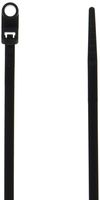 Morris 20336 UV Mounting Nylon Cable Tie with 50-Pound Tensile Strength, 8-Inch Length, Black, 100-Pack