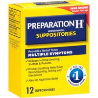 Preparation H Suppositories (Pack of 6)