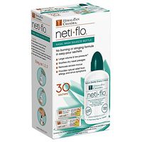 Himalayan Neti Flo Nasal Wash Bottle with 30 Sachets, 10 Ounce