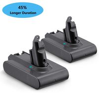 FirstPower 2Pack for V6 Replacement Battery - 3.5Ah 21.6V Upgraded Li-ion Battery for Dyson SV03 SV04 SV05 SV06 SV07 SV09 DC58 DC59 DC61 DC62 Animal DC72 Series Handheld Dyson Battery