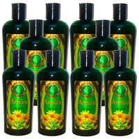 (Pack of 10) 8oz ARNICA Montana Oil Extract- HIGH ALTITUDE ORGANICS - Muscle & Joint Pain - Anti-inflammatory Neck & Back Pain Relief, Sprains, Fractures, Sunburn, Bruise, Sore Muscles Remedy, Sports