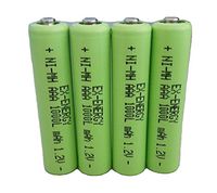 EX-ENERGY AAA 1.2V 1000mAh LSD Button top NiMH Rechargeable Batteries 4 Pack