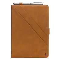 Pro 12.9 iPad Cover, taStone Premium PU Leather Business Folio Cover Stand Case with Card Holder Auto Wake/Sleep Document Pocket Sleeve for 2018 Release iPad Pro 12.9,Light Brown
