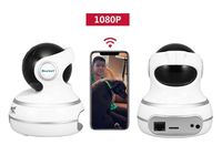 Bozikey 1080P WiFi Wireless IP Security Smart Home Surveillance Indoor Camera Pan/Tilt with Cloud Service,Motion Detection,Auto-Cruise,Night Vision,Two-Way Talk Elder/Pet/Office/Baby Monitor