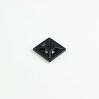 0.75" UV Black Super-Stick Cable Tie Mounts - (pack of 25)