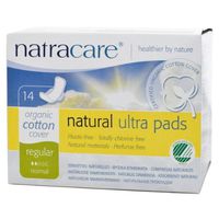 Natracare Organic And Natural Ultra Pads with Wings Regular - 2 x Packs of 14 (28 Pads) by Natracare