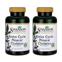 Swanson Krebs Cycle Mineral Chelates 90 Veg Capsules (2 Pack)