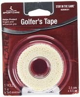 Mueller Golfer’s Grip Tape, Self-Adhering, Lightweight, Residue Free, Conforming Elastic Protective Tape, Helps Protect Fingers & Enhance Grip - 1” x 5yd Stretched