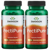Swanson Pectipure Modified Citrus Pectin 600 Milligrams 60 Capsules 2 Pack