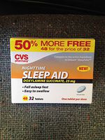 Nighttime Sleep Aid 48 Tablets