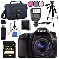 Canon EOS 80D DSLR Camera with 18-55mm Lens + Canon 100ES EOS Shoulder Bag Bundle