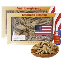 DOL Hand-Selected American Wisconsin Farmed Ginseng Root | Whole Branch 美國威斯康辛州西洋參/花旗參 禮盒裝 Cultivated Wisconsin American Ginseng 8oz.（113g/Box)