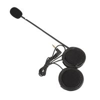 Motorcycle Helmet Bluetooth Headset, Wireless Helmet Headphone Bluetooth Intercom Earphone with Speakers Hands Free, Music Call Control